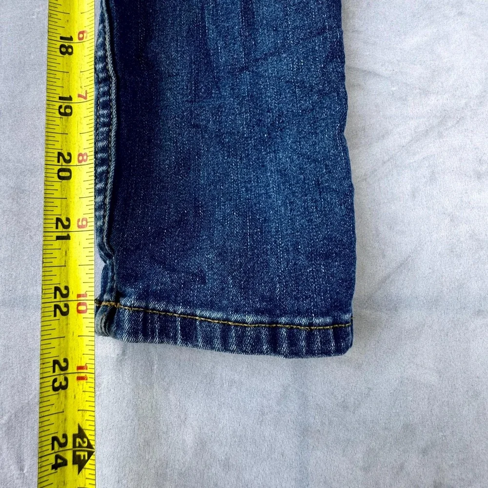 Cat & Jack Straight Jeans Boys 8 Blue Denim Medium Wash Super Stretch Streetwear